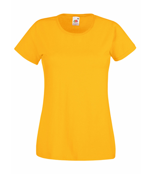 T-SHIRT VALUEWEIGHT DONNA  - FRUIT OF THE LOOM girasole